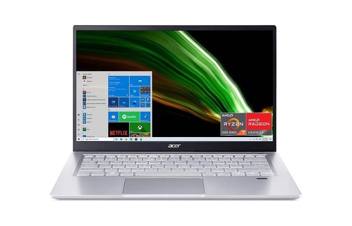 ACER SWIFT 3 2023 AMD RYZEN 7 5700U PROCESSOR | 8 GB RAM I 512 GB SSD STORAGE | 14" INCH FHD DISPLAY | FP READER | BACKLIT KEYBOARD | WIN 11