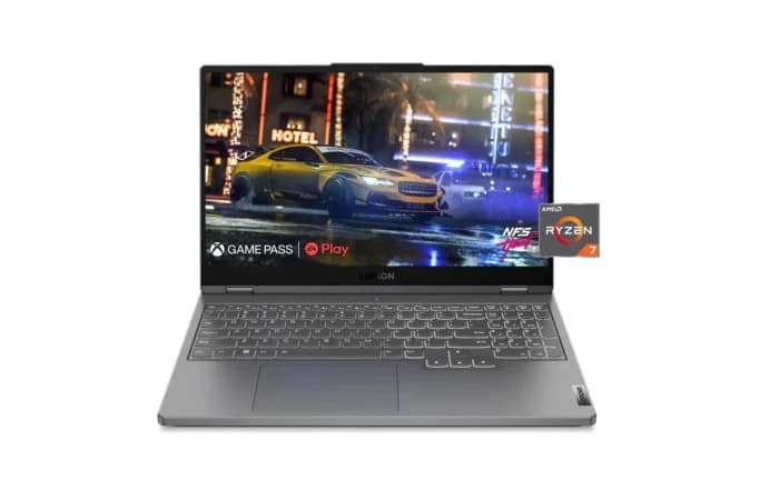 LENOVO LEGION 5 15ARP8 AMD RYZENT 7 7735HS PROCESSOR | 16 GB RAM | 512 GB SSD STORAGE | 15.6" (2560X1440) 165HZ DISPLAY | NVIDIA RTX 4060 8GB GRAPHICS | BACKLIT KEYBOARD | STORM GREY