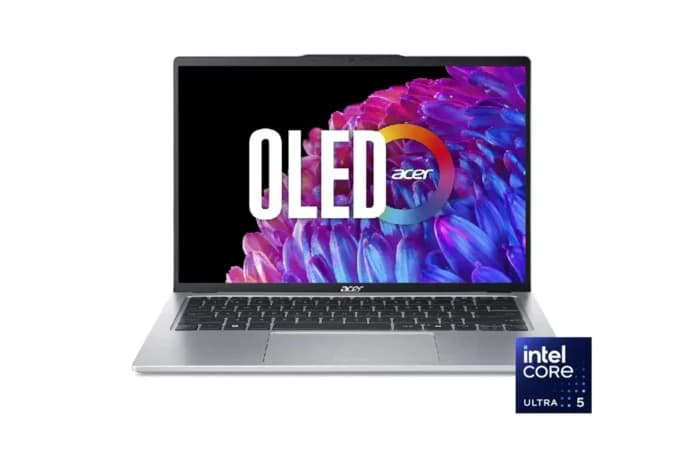 Acer Swift Go 14 OLED 2024 (Intel Core Ultra 5 125H Processor | 16GB RAM | 512GB SSD | Intel Arc Graphics | 14-inch WQXGA+ 2.8K OLED Display | AI Integrated | 1 Year Warranty)