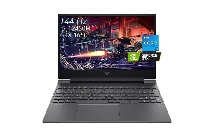HP Victus 15 - FA0031 (Intel Core i5 - 12450H Processor | 8GB RAM | 512GB SSD | NVIDIA GTX 1650 Graphics | 15.6" FHD 144Hz Display)