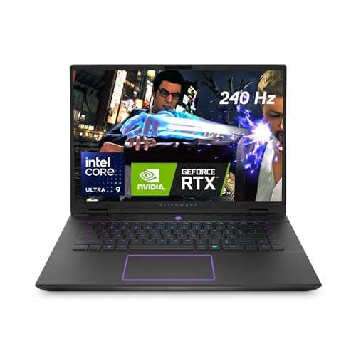 Alienware m16 R2 Gaming Laptop Intel Core Ultra 9 185H 16″QHD+ 240Hz 32GB, 1TB SSD, RTX 4070 8GB, Win 11