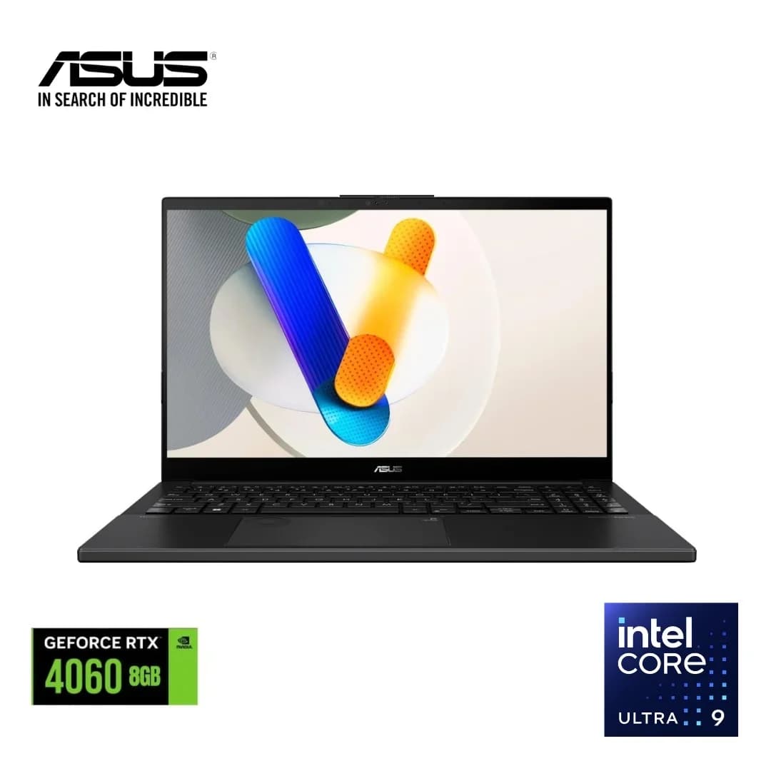 Asus Vivobook Pro 15 OLED – Intel Ultra 9 185H RTX 4060 8GB Graphics – 24GB DDR5 RAM – 2TB NVMe SSD – 3K 120Hz 15.6″ OLED Display – Backlit Keyboard – Windows 11 Home