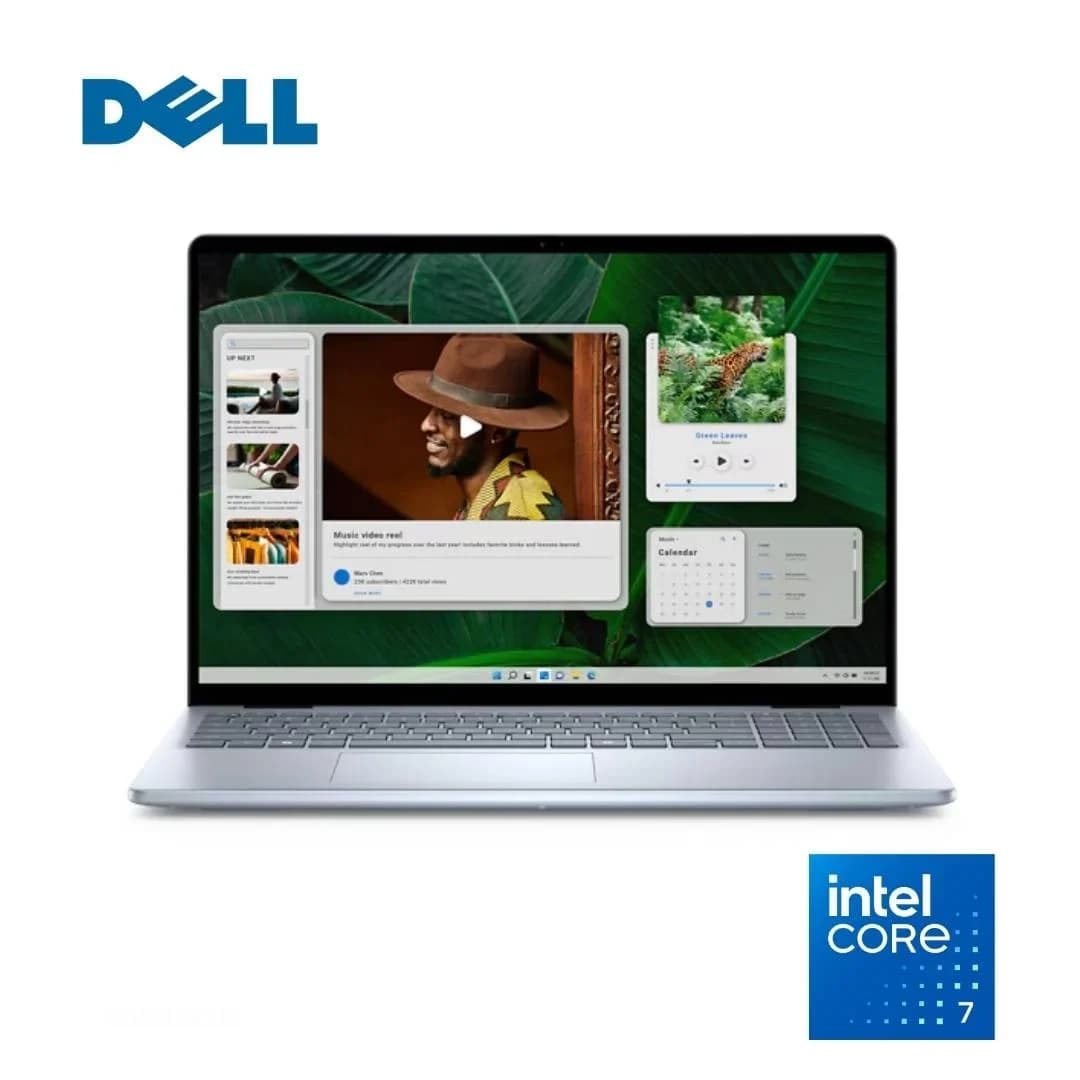 Dell Inspiron 16 5640 – Intel Core 7 150U – 16GB DDR5 RAM – 1TB NVMe Gen 4 SSD – Intel Integrated Graphics – 16” FHD Touch Display – Backlit Keyboard – Windows 11 Home – Ice Blue