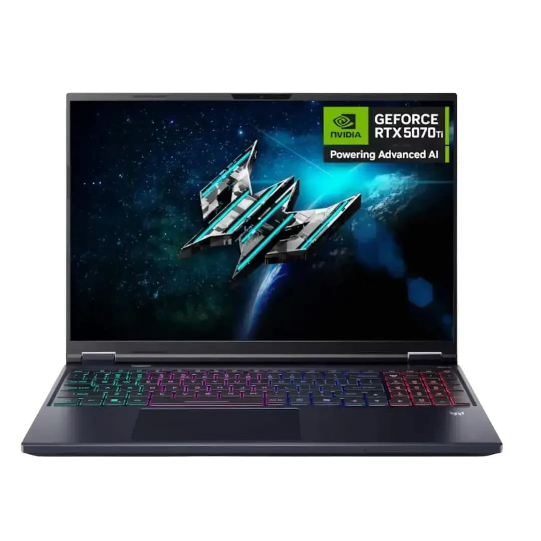 Acer Predator Helios Neo 16 (Intel Core Ultra 9 15th Gen 275HX Processor | NVIDIA GeForce RTX 5070Ti 12GB Graphics | 32GB RAM | 1TB SSD | 16" WQXGA 240Hz IPS Display | 3 Years Warranty)