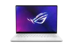 Asus ROG Zephyrus G14 ( AMD Ryzen 9 8945HS Processor | RTX 4060 8GB DDR6 Graphics | 16GB LPDDR5 RAM | 1TB NVMe SSD | 14″ ROG Nebula 3K (2880 x 1800) 120Hz OLED Display | Backlit Keyboard | Windows 11 Home | Platinum White)