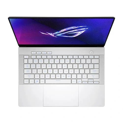 Asus ROG Zephyrus G14 (GA403UM) (AMD Ryzen 9 270 Processor | NVIDIA GeForce RTX 5060 8GB DDR7 Graphics | 16GB LPDDR5X RAM | 1TB NVMe SSD | 14″ ROG Nebula 3K OLED (2880 x 1800) 120Hz Display | RGB Backlit Keyboard | Windows 11 Home | Platinum White)