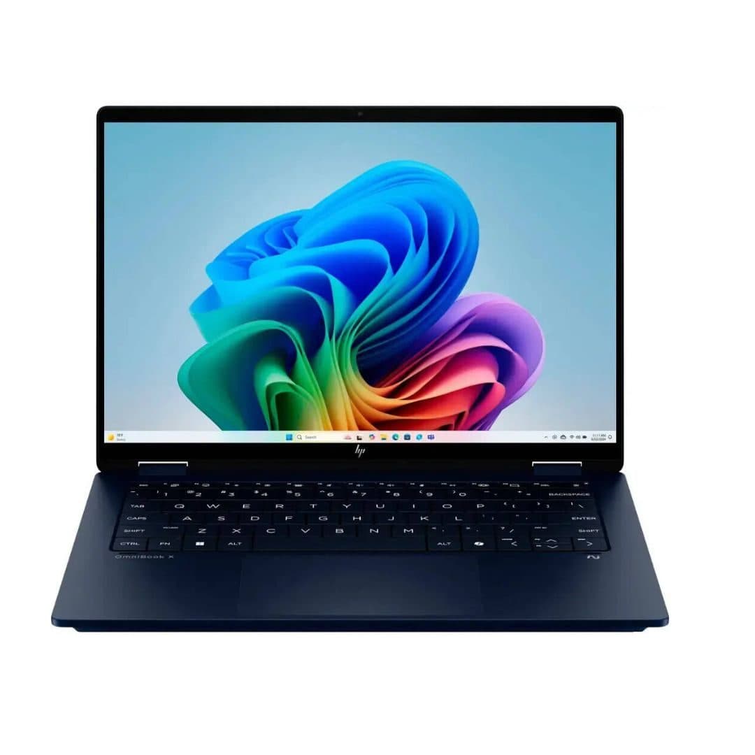 HP OmniBook X (Intel Core 5 120U Processor | Intel UHD Graphics | 8GB RAM | 512GB SSD | 14" 2K (1920X1200) x360 Touch IPS Display)