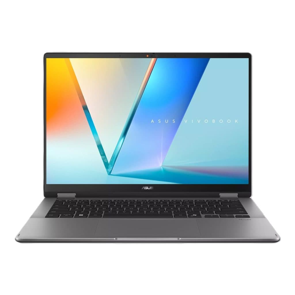 Asus Vivobook 14 Flip AI PC (Intel Core Ultra 7 256V Series 2 Processor | Intel Arc Graphics Cards | 16GB RAM | 1TB SSD | 14″ (1920×1200) OLED x360 Touch Display)